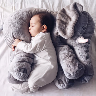 Plush Elephant Pillow Soft Plush & Shape-Retaining PP Filling