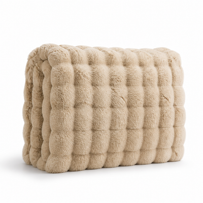 Plush Throw Blanket Velvety High-Pile Double-Sided Fleece