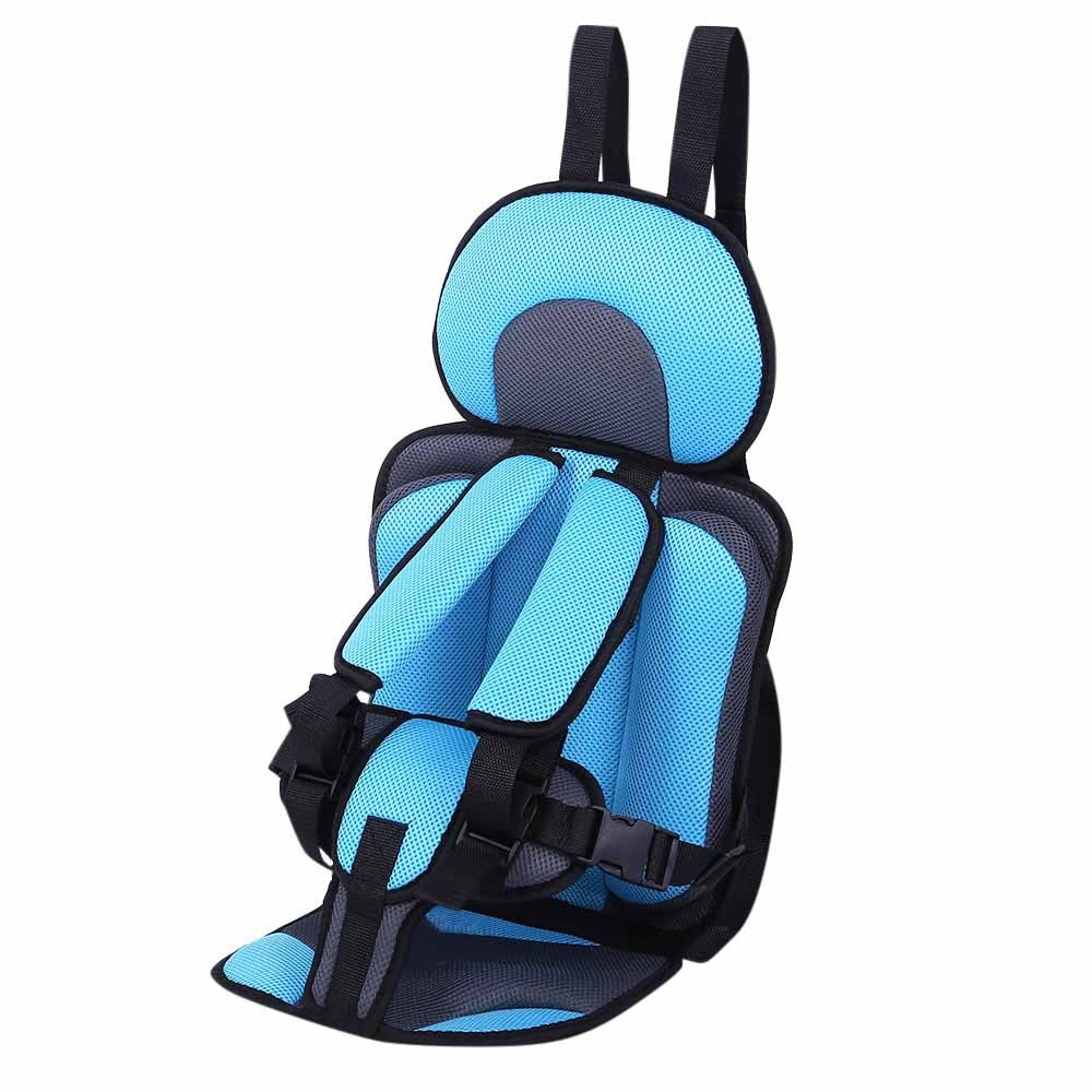 Portable Child Car Seat Lightweight Breathable Mesh & Five-Point Harness