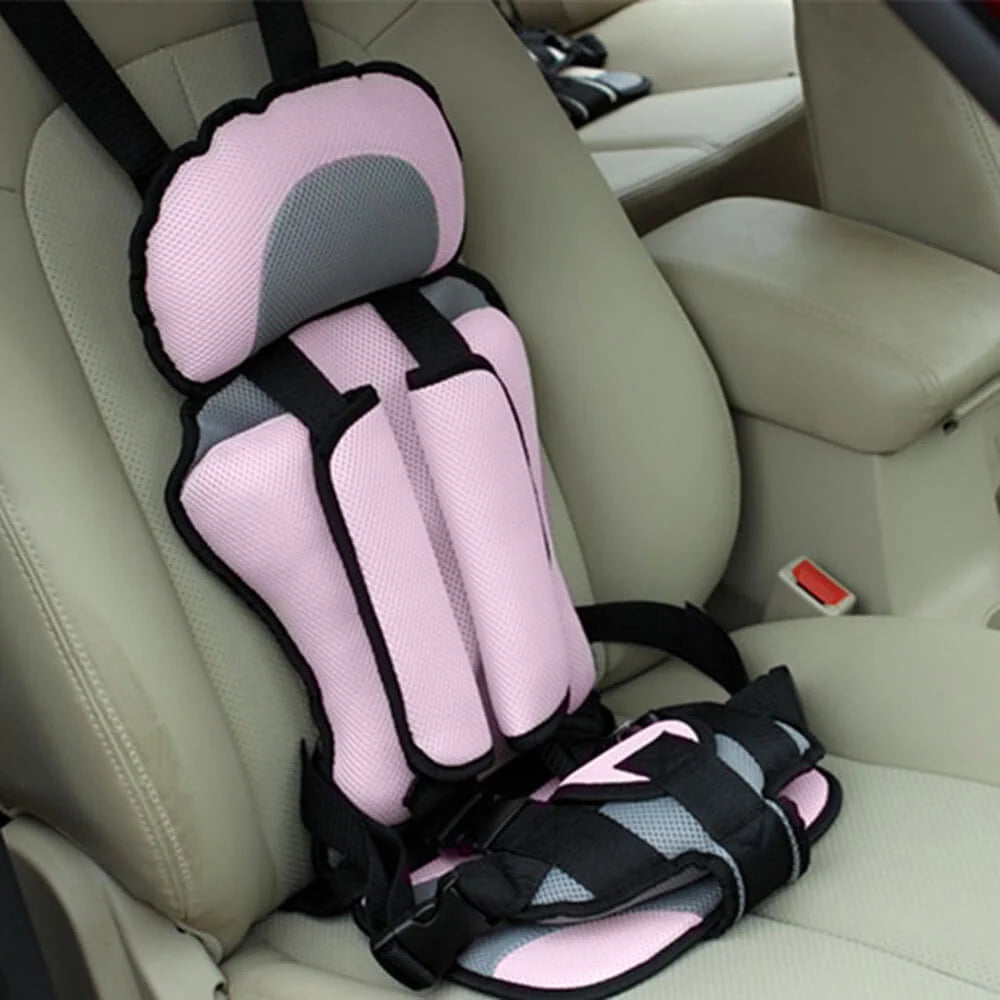 Portable Child Car Seat Lightweight Breathable Mesh & Five-Point Harness