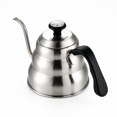 Pour-Over Kettle Stainless Steel Gooseneck Spout & Thermometer
