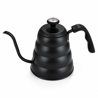 Pour-Over Kettle Stainless Steel Gooseneck Spout & Thermometer