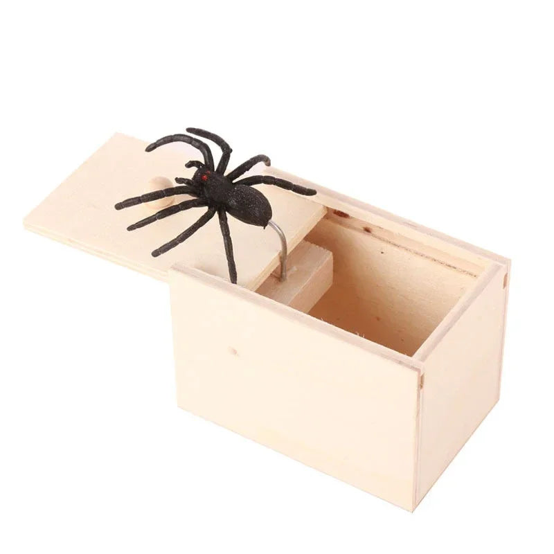 Prank Box Wooden Hidden Spring Resettable