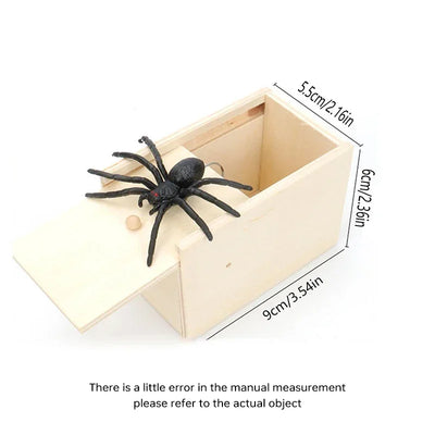 Prank Box Wooden Hidden Spring Resettable