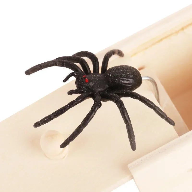 Prank Box Wooden Hidden Spring Resettable