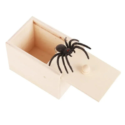 Prank Box Wooden Hidden Spring Resettable