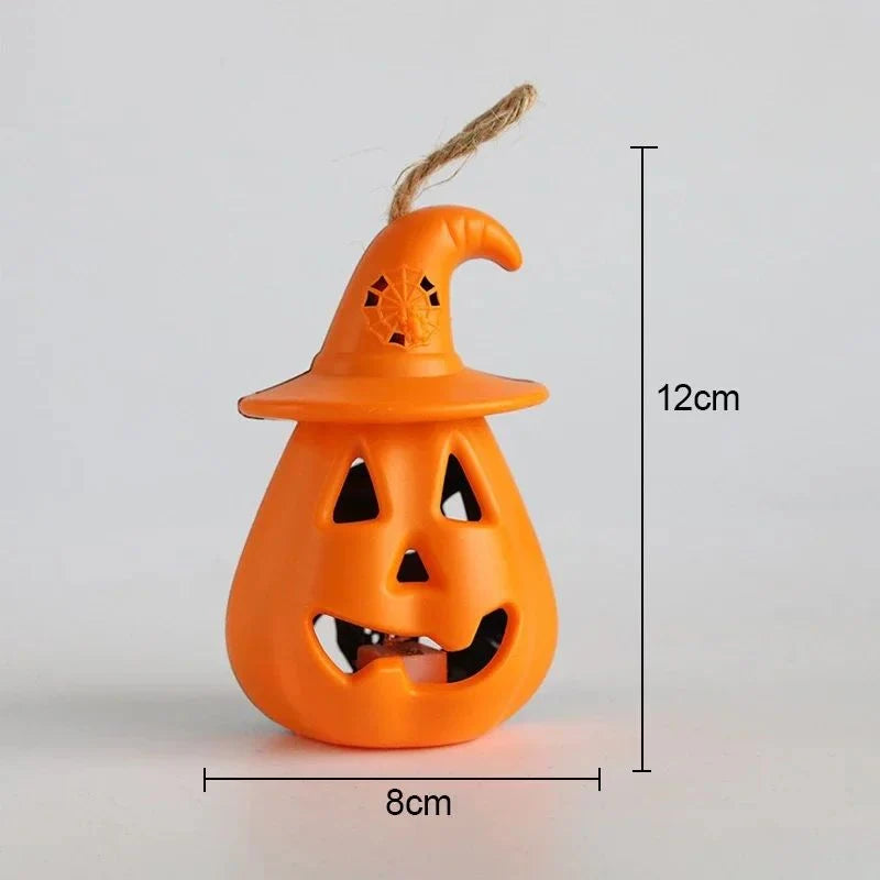 Pumpkin Lantern Battery-Powered Portable Flameless LED