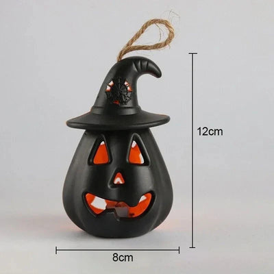 Pumpkin Lantern Battery-Powered Portable Flameless LED