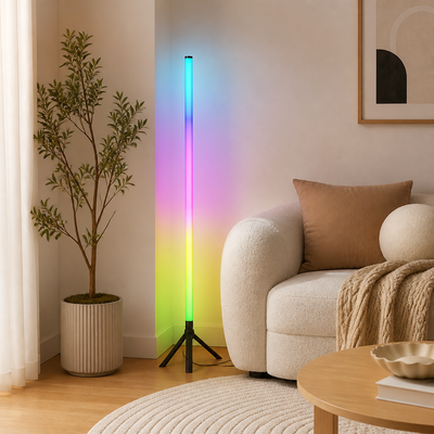 RGB LED Corner Floor Lamp