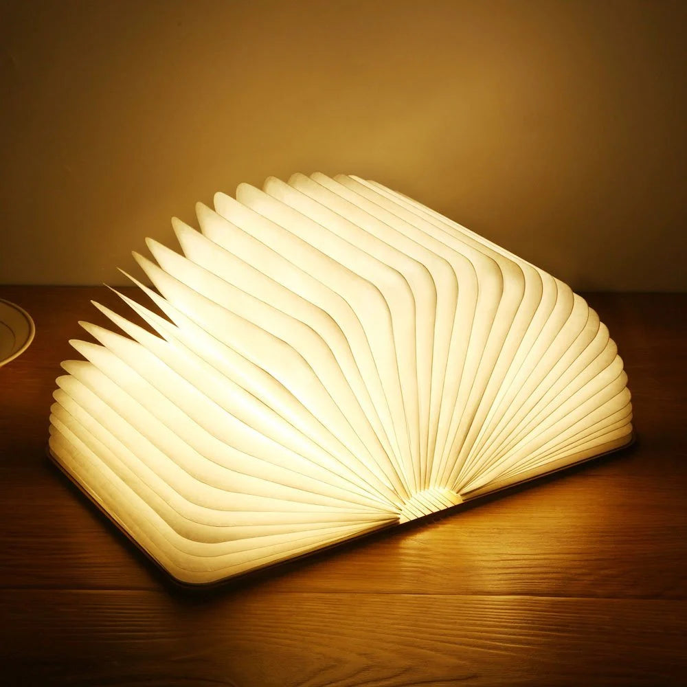 Reading Lamp Foldable Dimmable Three-Tone USB Rechargeable