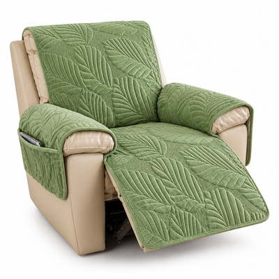 Recliner Cover Soft Polyester Non-Slip Bottom