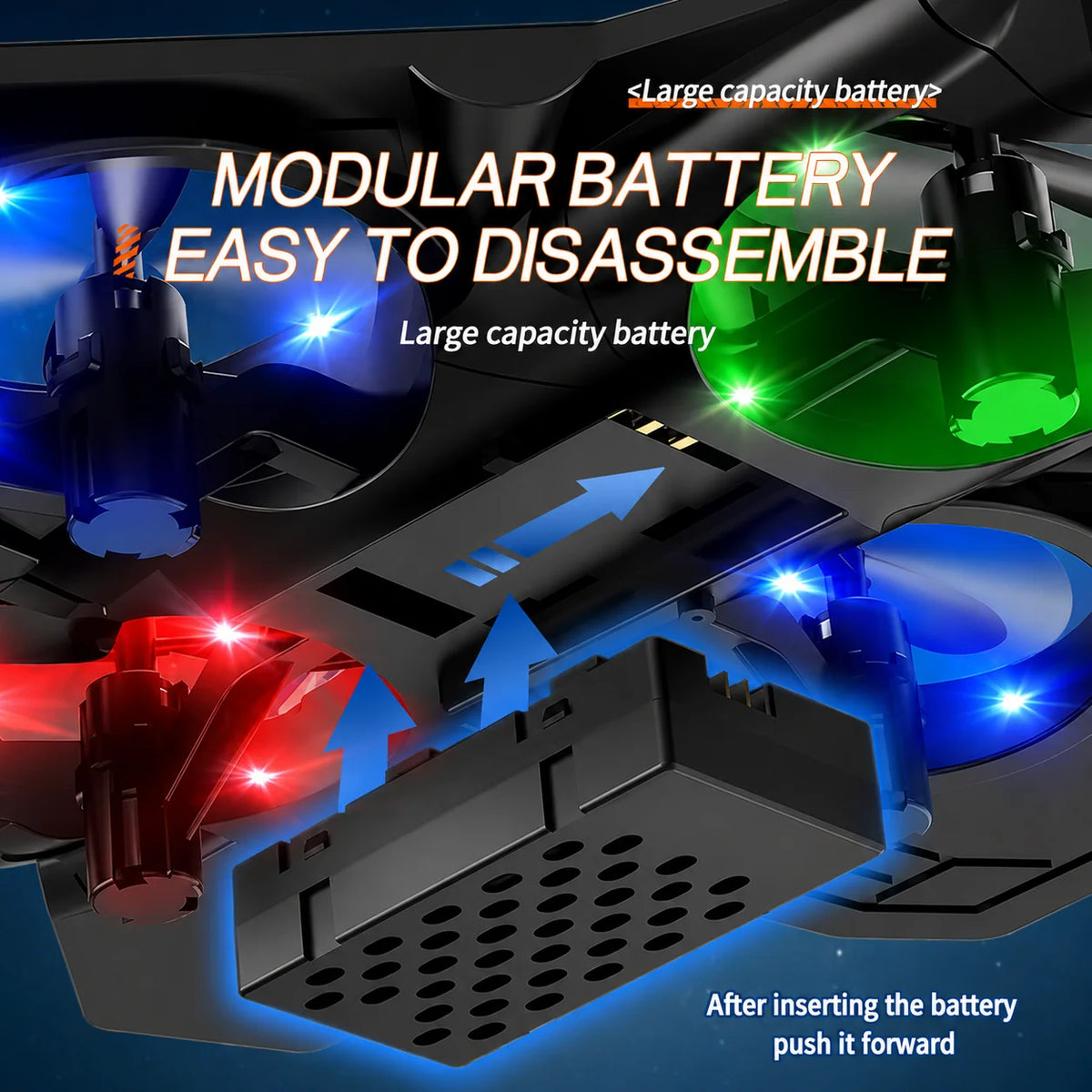 Remote-Controlled Jet 360-Degree Stunts & LED Lights Shock-Resistant