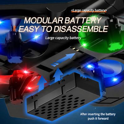 Remote-Controlled Jet Beginner-Friendly 360° Stunt & LED Lights
