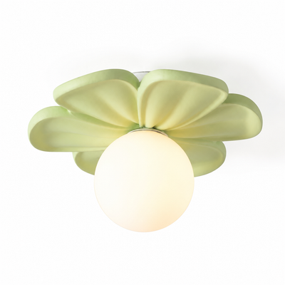 Resin Floral Ceiling Light