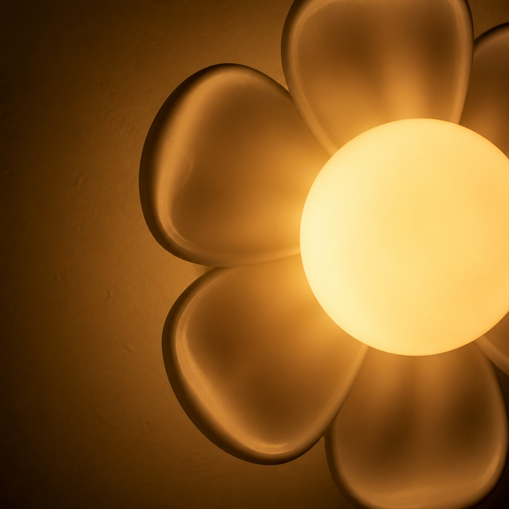 Resin Floral Ceiling Light