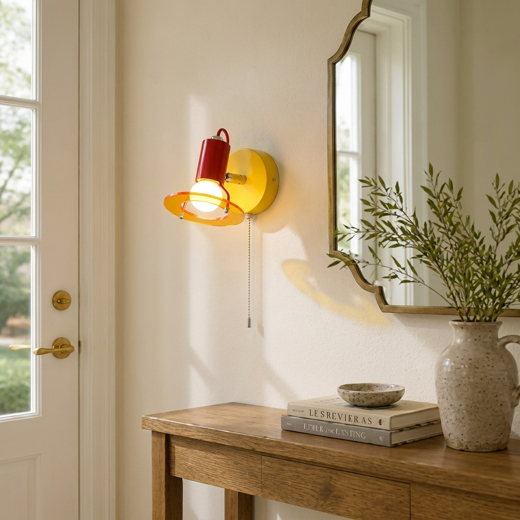 Retro Acrylic LED Color-Changing Wall Sconce