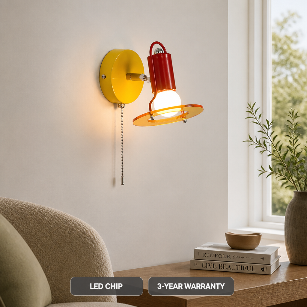 Retro Acrylic LED Color-Changing Wall Sconce