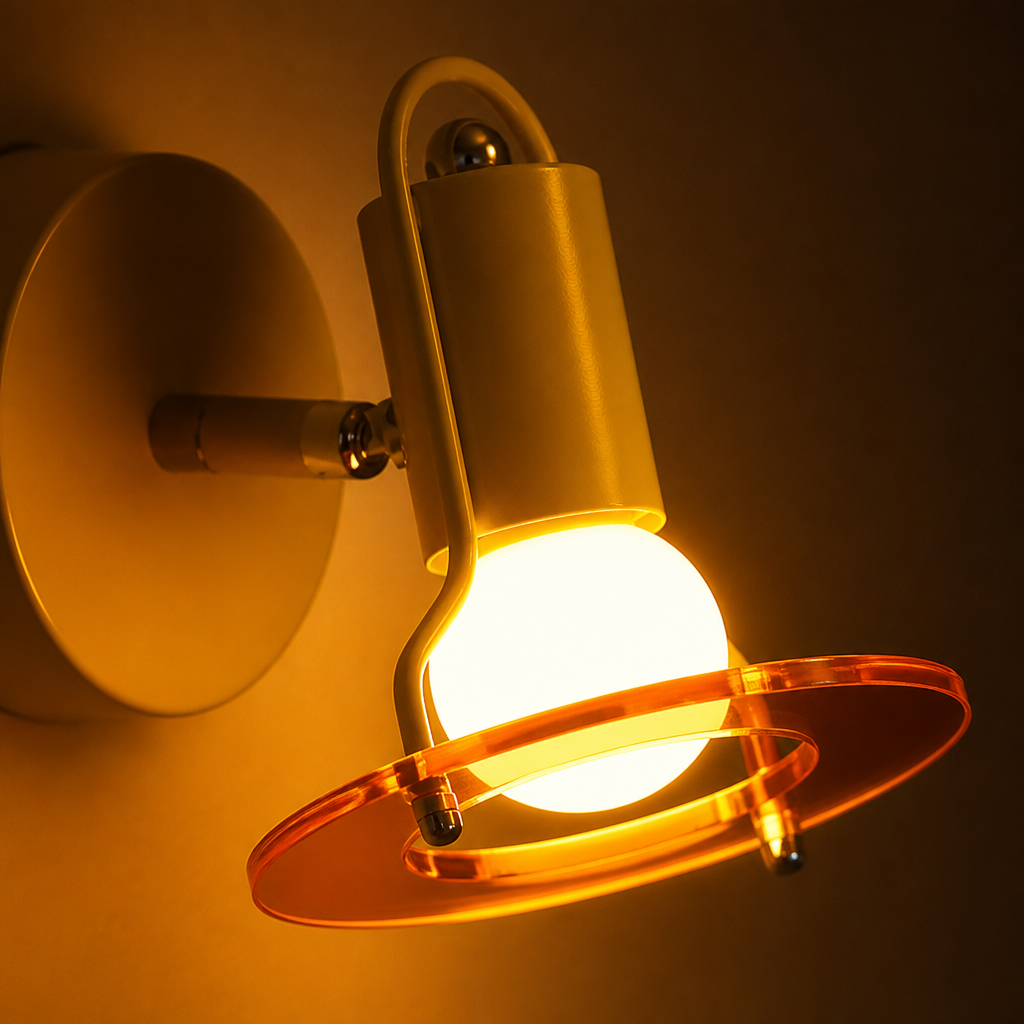 Retro Acrylic LED Color-Changing Wall Sconce