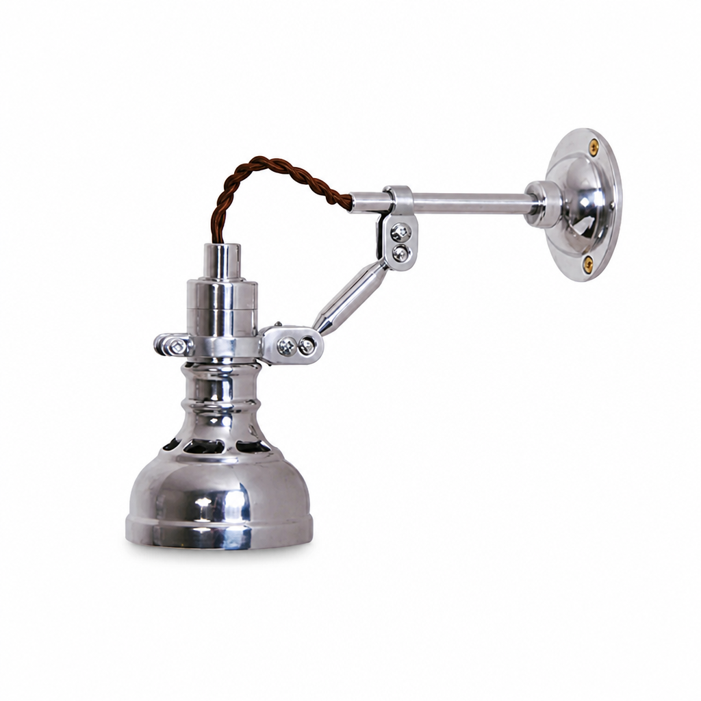 Retro Chrome Wall Sconce