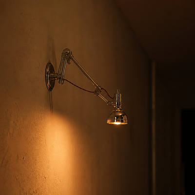 Retro Chrome Wall Sconce