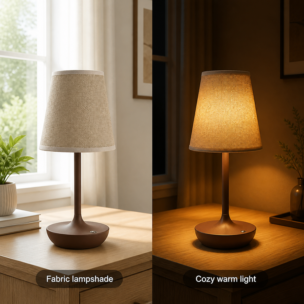 Retro Fabric LED Table Lamp