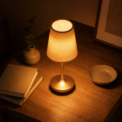Retro Fabric LED Table Lamp
