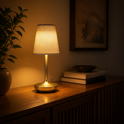 Retro Fabric LED Table Lamp