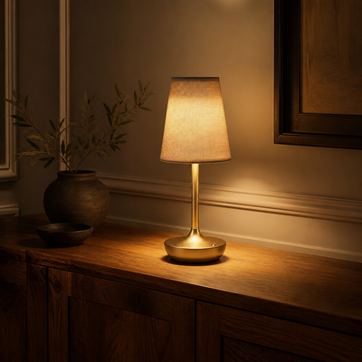 Retro Fabric LED Table Lamp