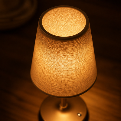 Retro Fabric LED Table Lamp