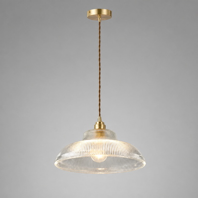 Retro Glass Dome Pendant Light