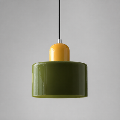 Retro Glass & Metal LED Pendant Light