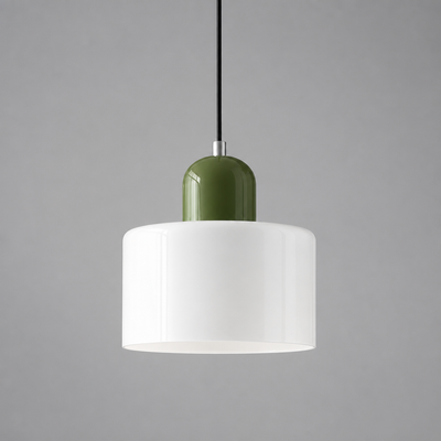 Retro Glass & Metal LED Pendant Light
