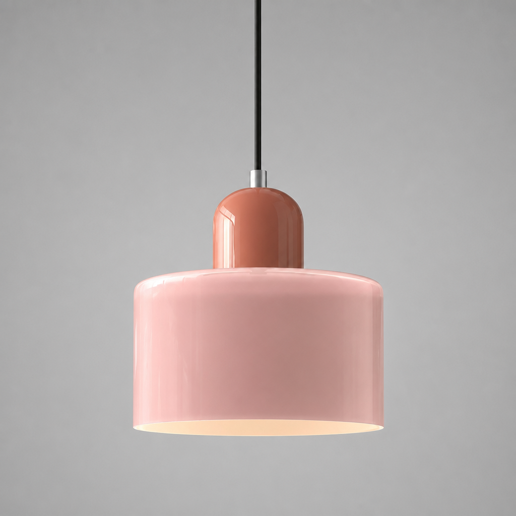 Retro Glass & Metal LED Pendant Light