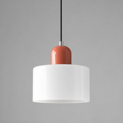 Retro Glass & Metal LED Pendant Light