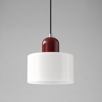 Retro Glass & Metal LED Pendant Light