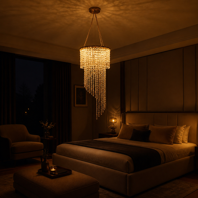 Retro Golden Waterdrop String Lights