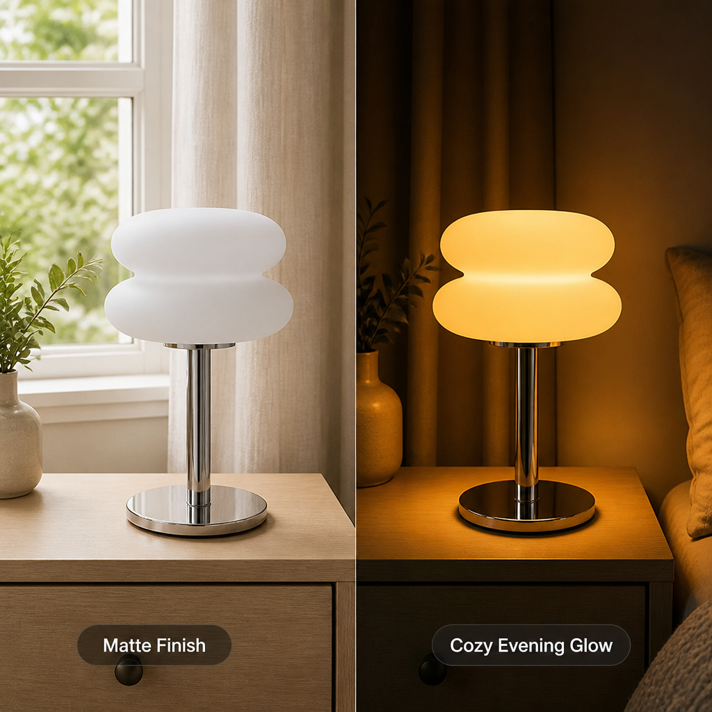 Retro LED Mushroom Desk Lamp