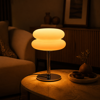 Retro LED Mushroom Desk Lamp