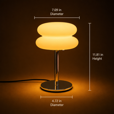 Retro LED Mushroom Desk Lamp