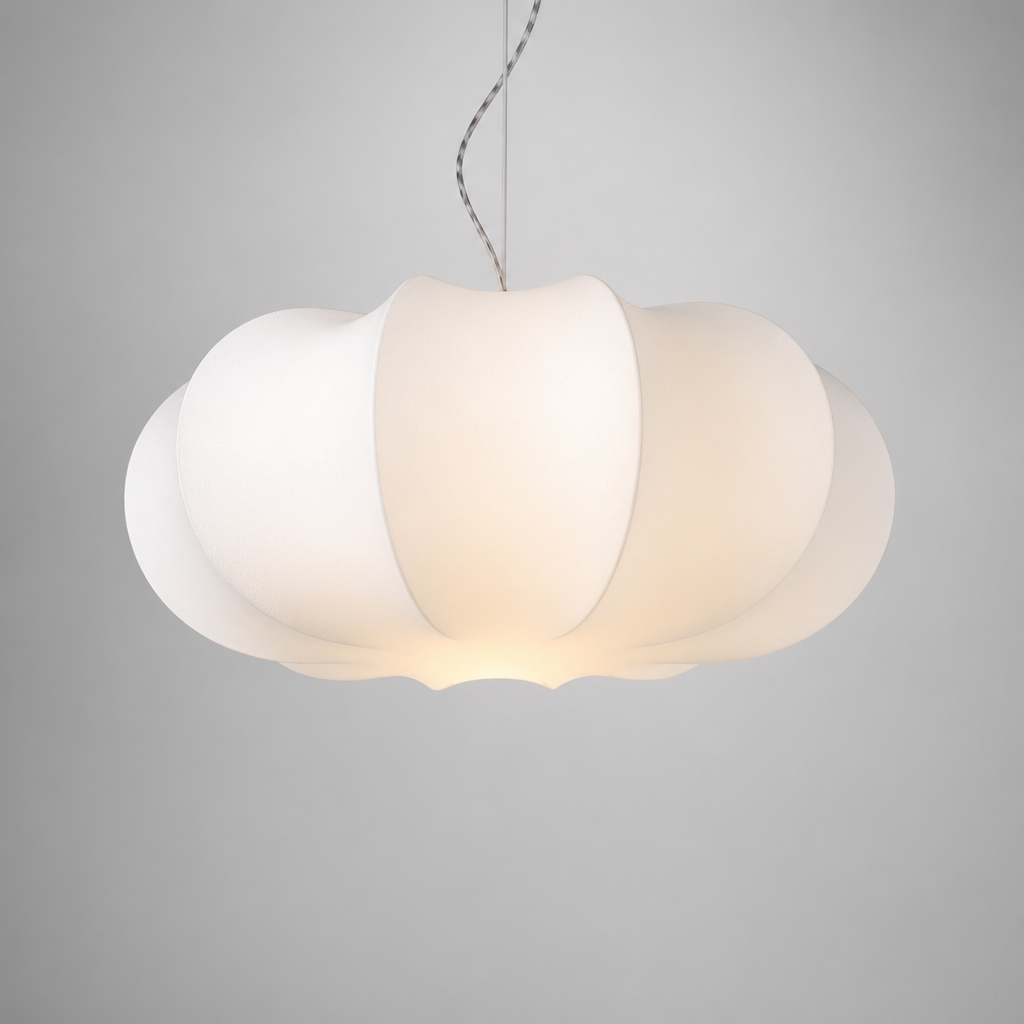 Retro Silk Pendant Light