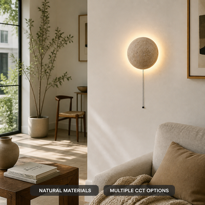 Retro Stone LED Wall Sconce