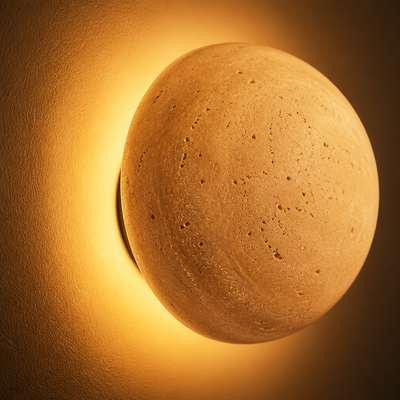 Retro Stone LED Wall Sconce