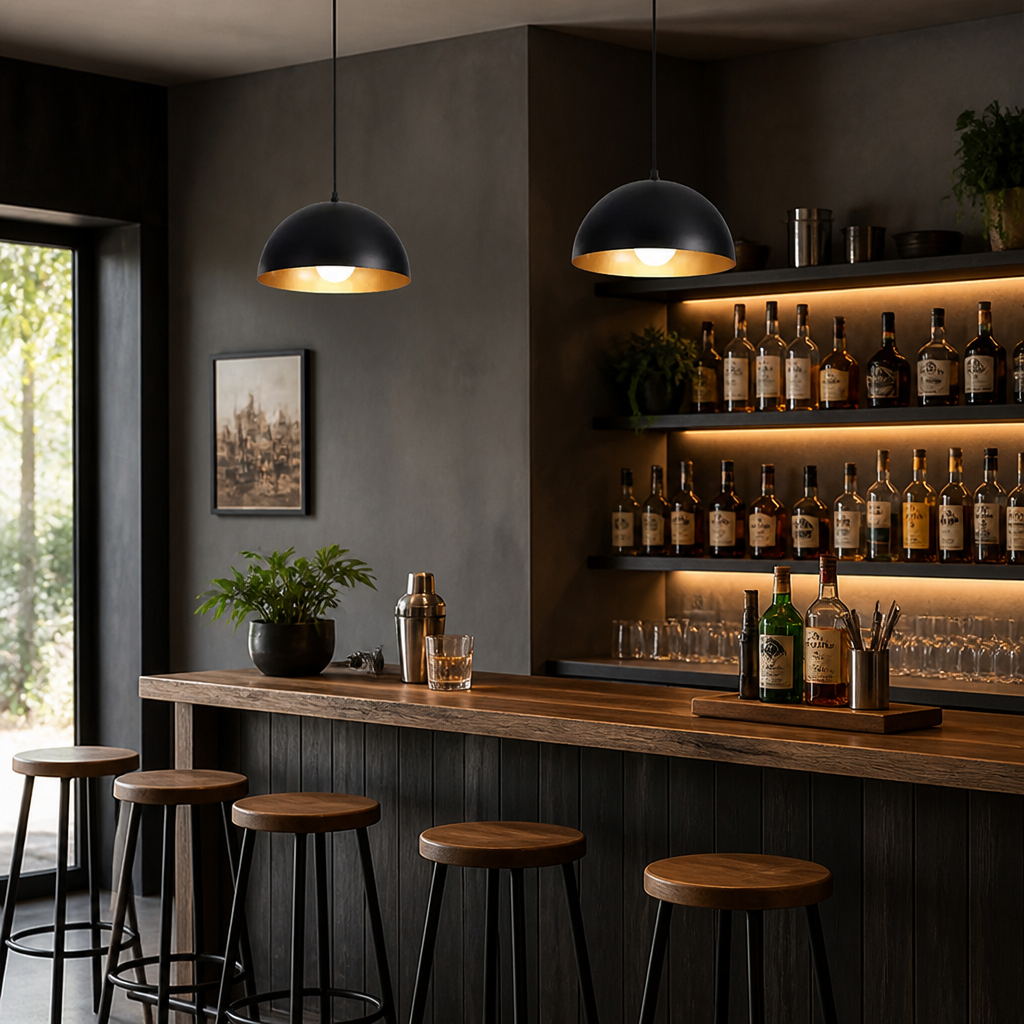Rustic Iron Pendant Light