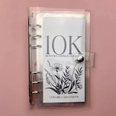 Savings Binder Six-Ring 12-Month Waterproof & Scratch-Resistant