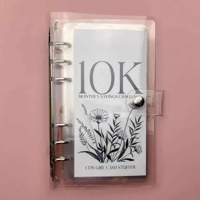 Savings Binder Six-Ring 12-Month Waterproof & Scratch-Resistant