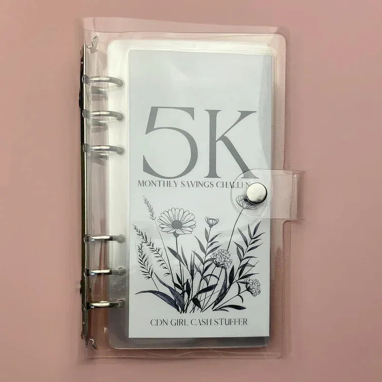 Savings Binder Six-Ring 12-Month Waterproof & Scratch-Resistant