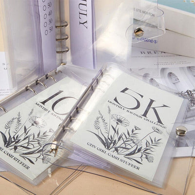 Savings Binder Six-Ring 12-Month Waterproof & Scratch-Resistant