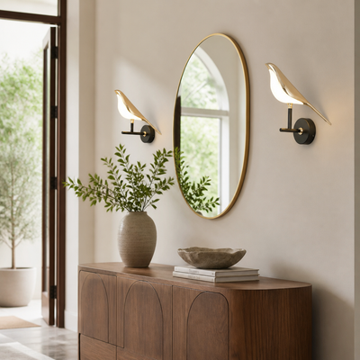Scandinavian Acrylic LED Bird Wall Sconce