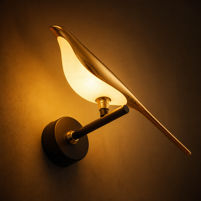 Scandinavian Acrylic LED Bird Wall Sconce