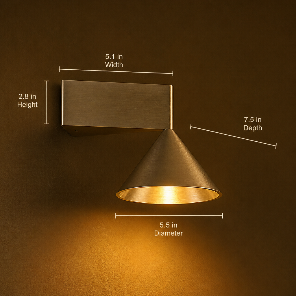 Scandinavian Aluminum LED Wall Sconce